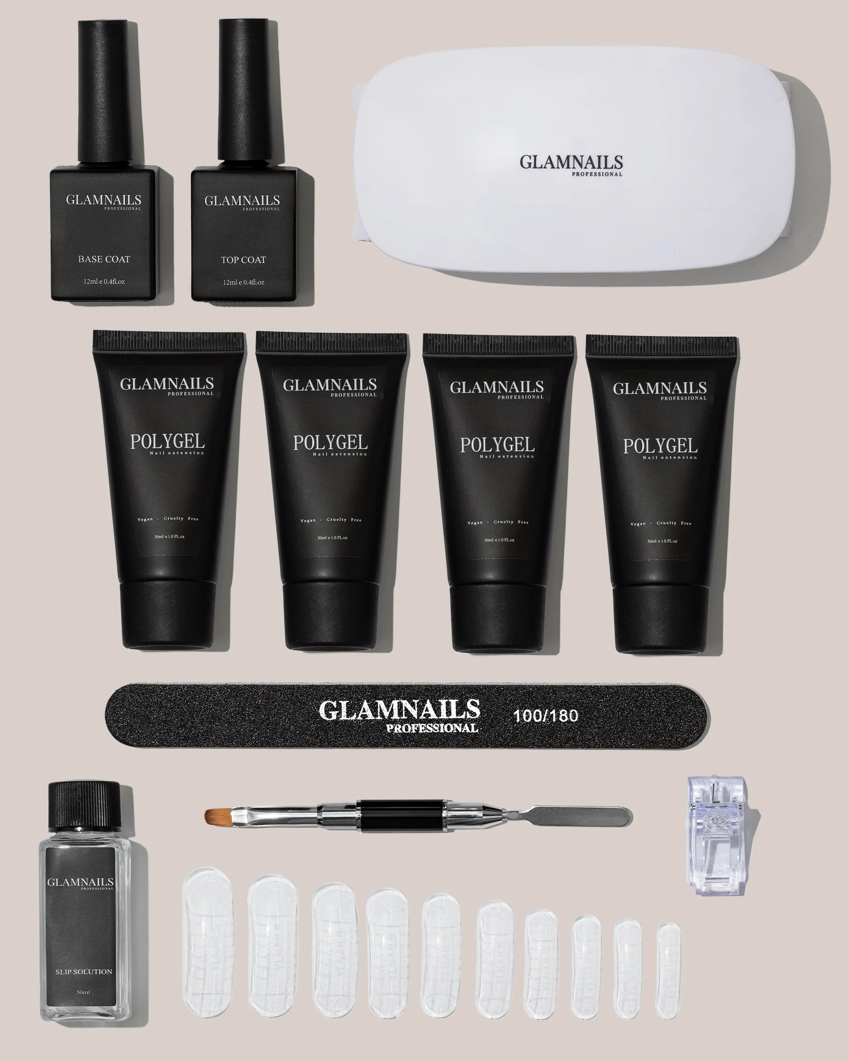Glamnailsprofessional Gezondheid & beauty > Nagelverzorging > Nagelgel Polygel Starterset | 2+2 Gratis Kleuren
