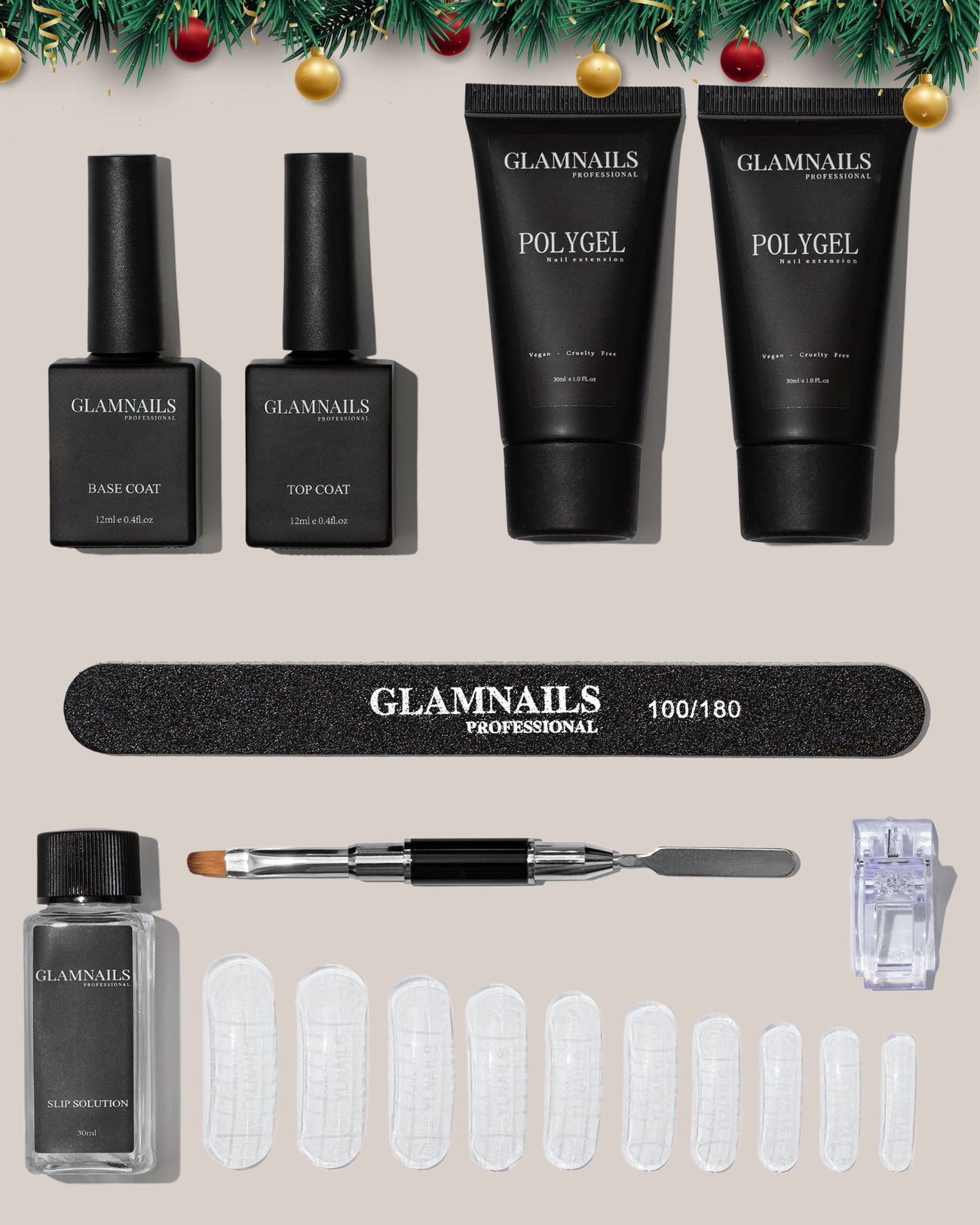 Glamnailsprofessional Gezondheid & beauty > Nagelverzorging > Nagelgel XMAS | Polygel Starterset | 1+1 Gratis Kleuren