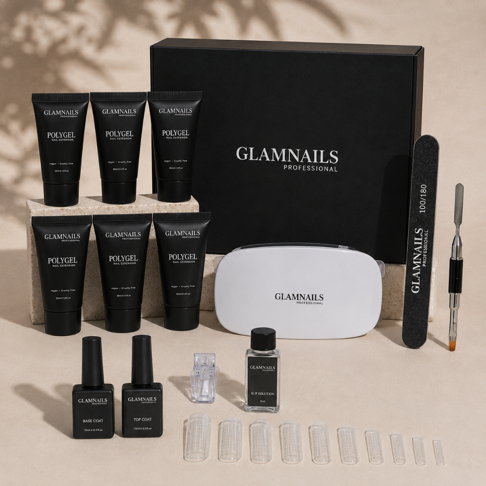Polygel Starter Set | 3+3 Free Colors Glamnailsprofessional
